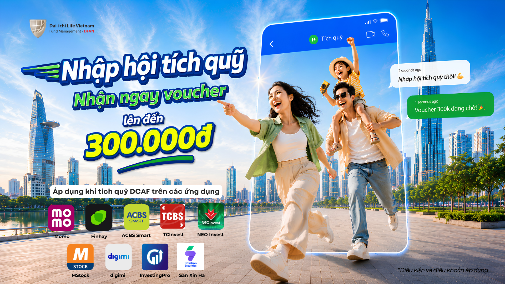 Thể lệ chương trình "Nhập hội tích quỹ, nhận ngay voucher lên đến 300.000đ"